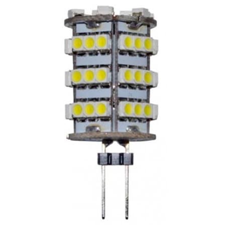 Dabmar Lighting Dabmar Lighting DL-LED-G5.3-4-64K Bi-Pin Round 4W 54 LEDs 12V Lamps; White - 1.66 x 0.78 x 0.78 in. DL-LED-G5.3/4/64K